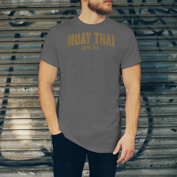 Twin Tiger Sak Yant Muay Thai Tank Top Unisex Jersey T-Shirt