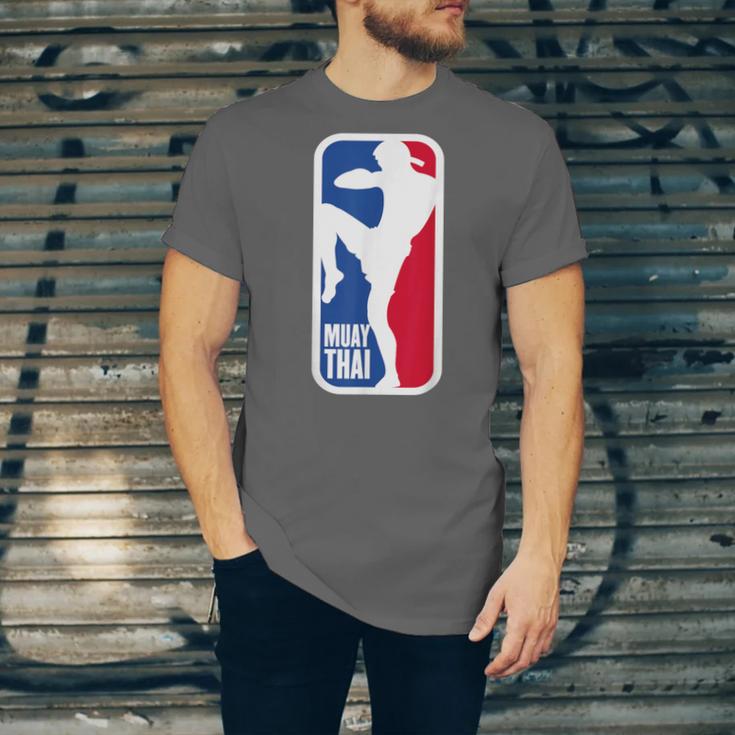 Vintage Muay Thai Fighter MMA Street Fight Kickboxing Club Unisex Jersey T-Shirt