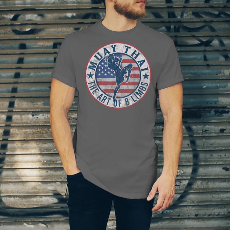 Vintage Muay Thai Karate Boxing Mixed Martial Arts Unisex Jersey T-Shirt