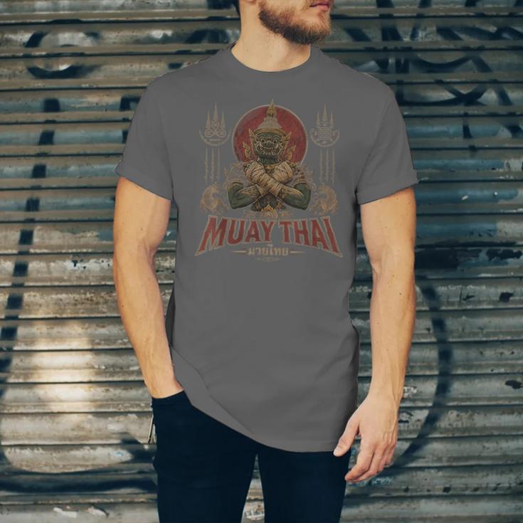 Vintage Muay Thai Respect Thai Boxing Fighter Thai Giant Unisex Jersey T-Shirt Vintage Muay Thai Respect Thai Boxing Fighter Thai Giant Unisex Jersey T-Shirt