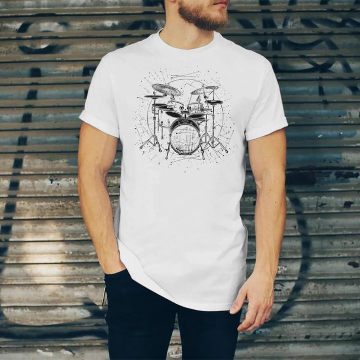 Drum Kit Unisex Jersey T-Shirt Drum Kit Unisex Jersey T-Shirt