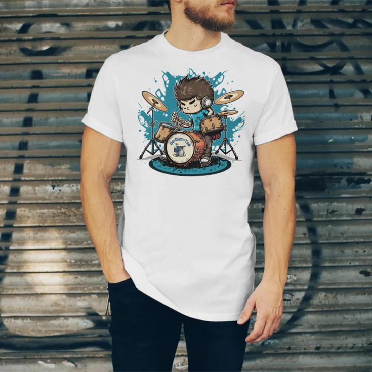Drum Set Drumming Drummers Drum Kits Music Unisex Jersey T-Shirt Drum Set Drumming Drummers Drum Kits Music Unisex Jersey T-Shirt