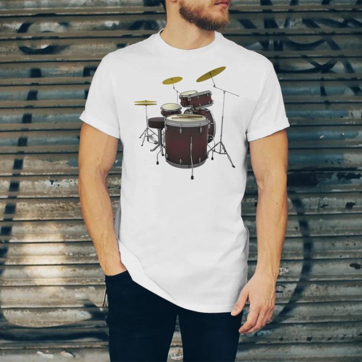 Drummer Drum Kit Premium Tri-Blend Unisex Jersey T-Shirt Drummer Drum Kit Premium Tri-Blend Unisex Jersey T-Shirt