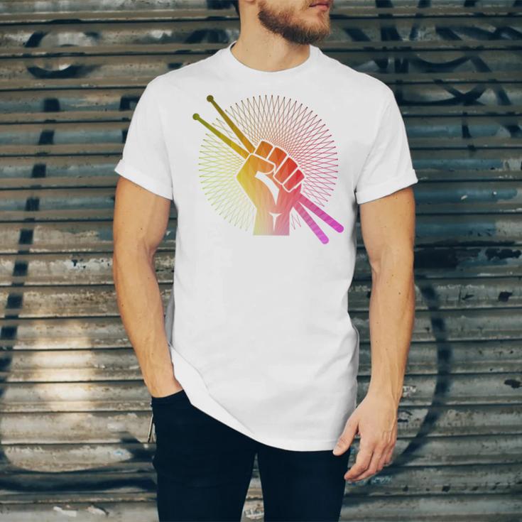 Drummer Drumsticks Fist Drum Kit Sweatshirt Unisex Jersey T-Shirt Drummer Drumsticks Fist Drum Kit Sweatshirt Unisex Jersey T-Shirt