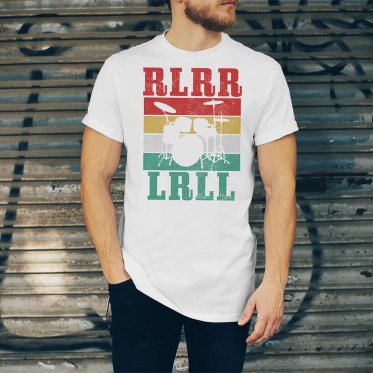 Drummer RLRR LRLL Vintage Drum Kit Sweatshirt Unisex Jersey T-Shirt Drummer RLRR LRLL Vintage Drum Kit Sweatshirt Unisex Jersey T-Shirt