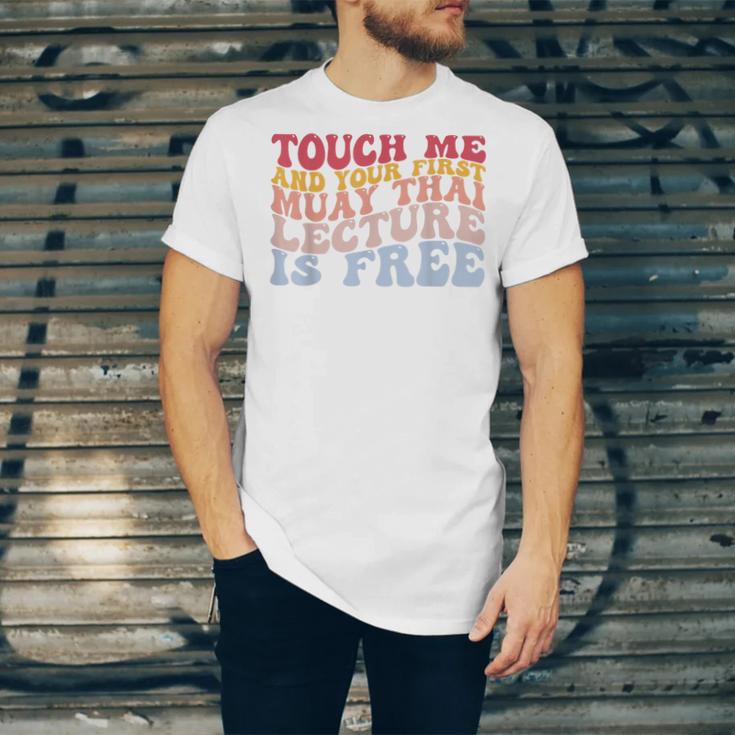Your First Muay Thai Lecture Is Free Thai Boxing Trainer Unisex Jersey T-Shirt Your First Muay Thai Lecture Is Free Thai Boxing Trainer Unisex Jersey T-Shirt