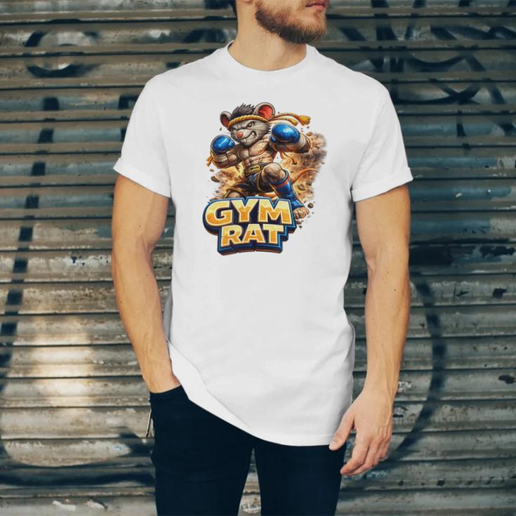 Gym Rat Kickboxing Nak Muay Thai Boxing Fighter Unisex Jersey T-Shirt Gym Rat Kickboxing Nak Muay Thai Boxing Fighter Unisex Jersey T-Shirt