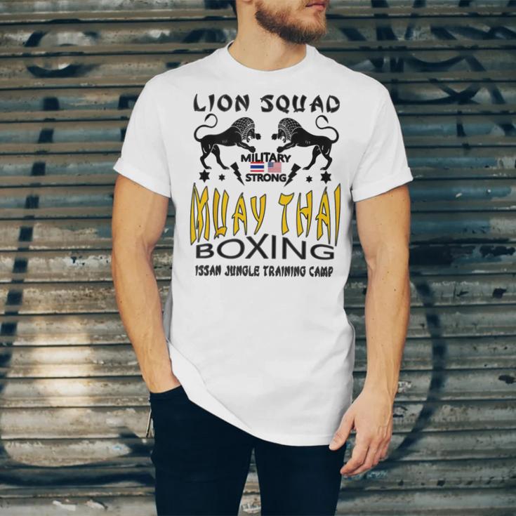 LION SQUAD THAILAND KICKBOXING MUAY THAI MMA TRAINING Unisex Jersey T-Shirt LION SQUAD THAILAND KICKBOXING MUAY THAI MMA TRAINING Unisex Jersey T-Shirt