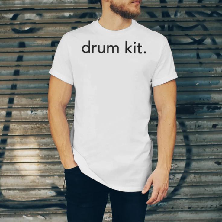 Minimalistic Drum Kit Minimal Raglan Baseball Tee Unisex Jersey T-Shirt