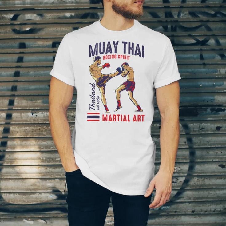 Muay Thai Boxing Spirit Martial Art Unisex Jersey T-Shirt