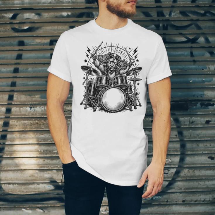 Spaniel Rock Drum Kit Unisex Jersey T-Shirt Spaniel Rock Drum Kit Unisex Jersey T-Shirt