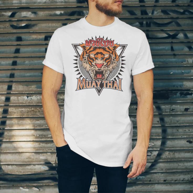 Tigar Muay Thai MMA Vintage Kickboxing Training Unisex Jersey T-Shirt Tigar Muay Thai MMA Vintage Kickboxing Training Unisex Jersey T-Shirt