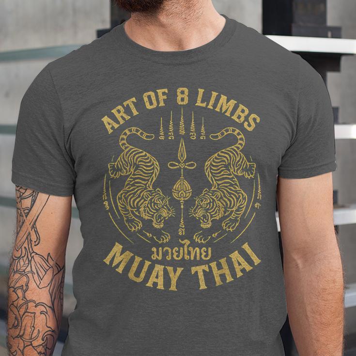 Art Of 8 Limbs MMA Tiger Muay Thai Fighter Muay Thai Unisex Jersey T-Shirt