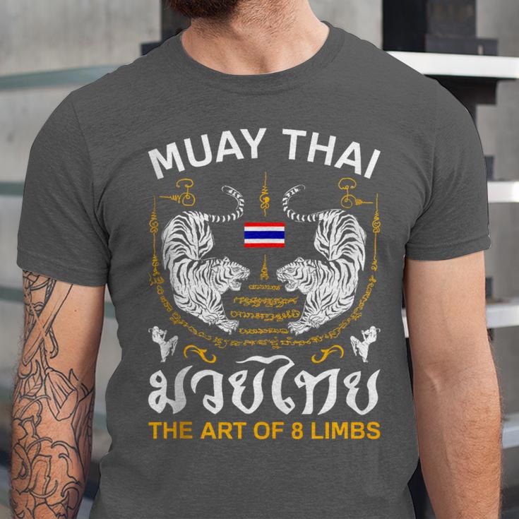 The Art Of 8 Limbs Sak Yant Tiger Muay Thai Unisex Jersey T-Shirt The Art Of 8 Limbs Sak Yant Tiger Muay Thai Unisex Jersey T-Shirt
