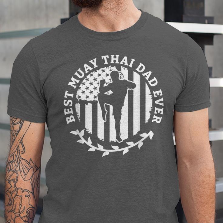 Best Muay Thai Dad Ever Martial Arts Fighter Unisex Jersey T-Shirt Best Muay Thai Dad Ever Martial Arts Fighter Unisex Jersey T-Shirt