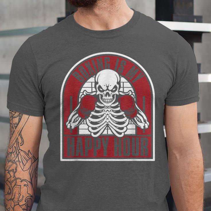 Boxing Is My Happy Hour Muay Thai Kickboxer Fan Boxing Unisex Jersey T-Shirt Boxing Is My Happy Hour Muay Thai Kickboxer Fan Boxing Unisex Jersey T-Shirt
