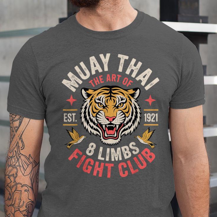 Cool Muay Thai Art For Men Women Kickboxer MMA Muay Thai Unisex Jersey T-Shirt