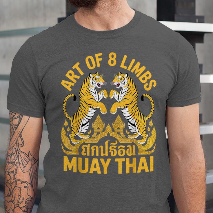 Cute Muay Thai Art For Men Women Kids Muay Thai Lovers Unisex Jersey T-Shirt