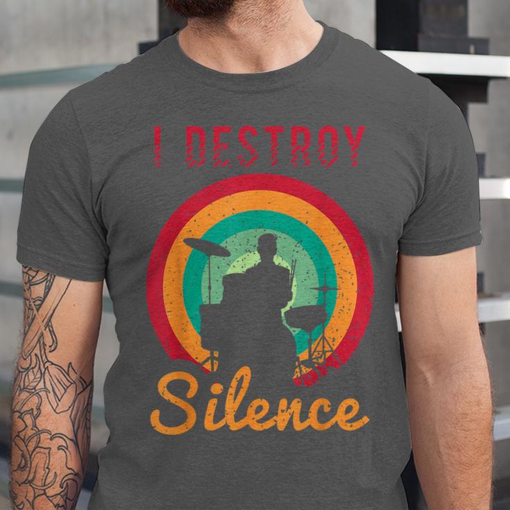 Drum Kit Tshirt For a Drummer With Percussion Instruments Unisex Jersey T-Shirt Drum Kit Tshirt For a Drummer With Percussion Instruments Unisex Jersey T-Shirt