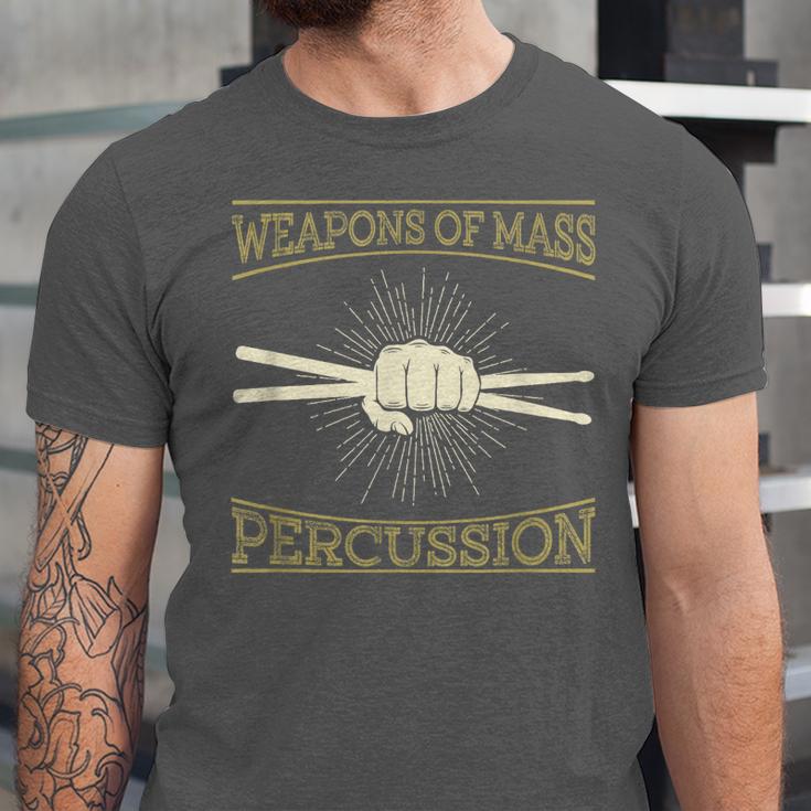 Drummer Music Drum Kit Unisex Jersey T-Shirt