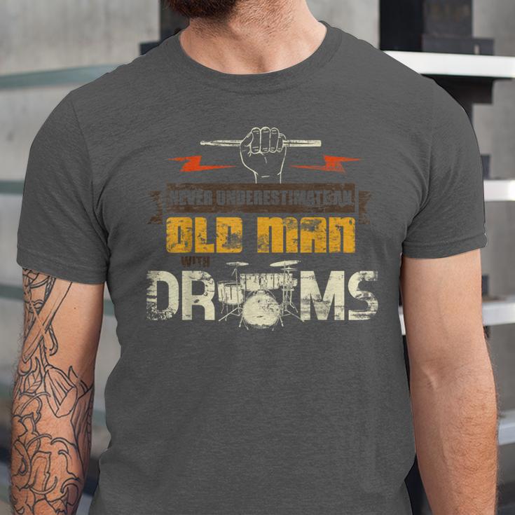 Drummer Drummer Pensioner Drum Kit Unisex Jersey T-Shirt Drummer Drummer Pensioner Drum Kit Unisex Jersey T-Shirt