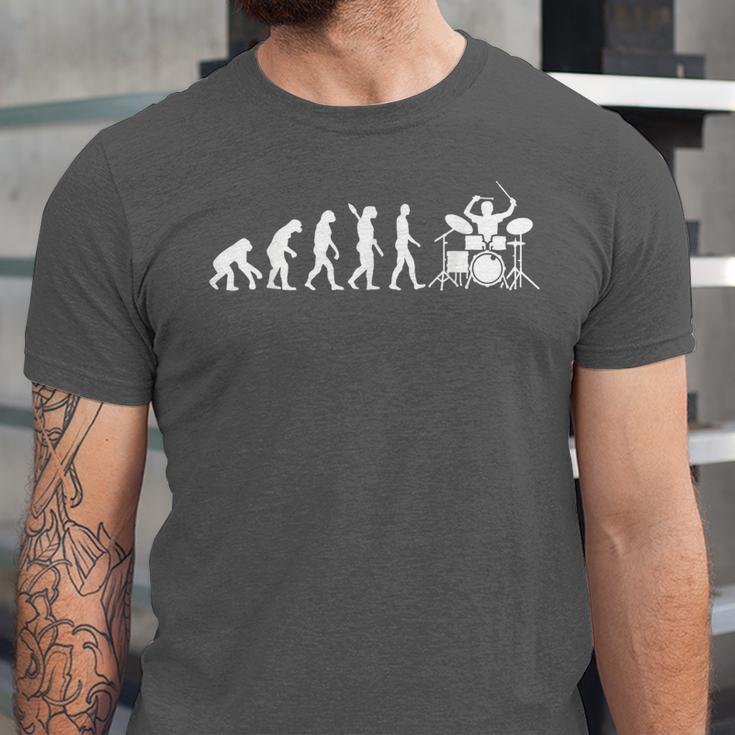 Evolution Drum Kit Unisex Jersey T-Shirt