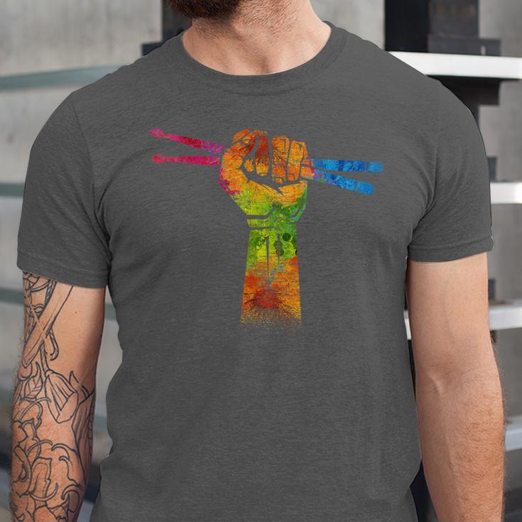 Faust Drumsticks Drummer Drummer Drum Kit Unisex Jersey T-Shirt