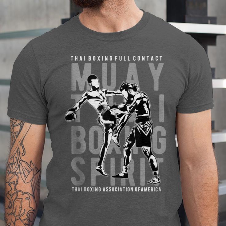 Full Contact Thai Boxing Association Of America Muay Thai Unisex Jersey T-Shirt Full Contact Thai Boxing Association Of America Muay Thai Unisex Jersey T-Shirt