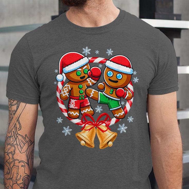 Gingerbread Cookies Christmas Fighting Muay Thai Unisex Jersey T-Shirt Gingerbread Cookies Christmas Fighting Muay Thai Unisex Jersey T-Shirt