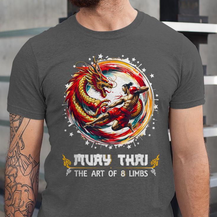 MMA Thai Boxing Art Of Eight Limbs Combat Muay Thai Unisex Jersey T-Shirt MMA Thai Boxing Art Of Eight Limbs Combat Muay Thai Unisex Jersey T-Shirt
