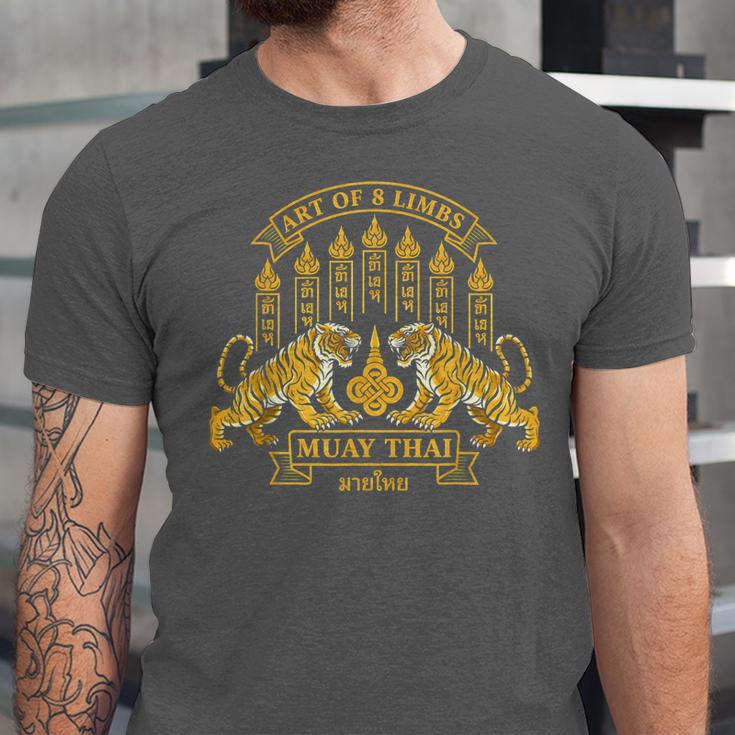 Muay Thai Art Of 8 Limbs Tiger Martial Arts Unisex Jersey T-Shirt