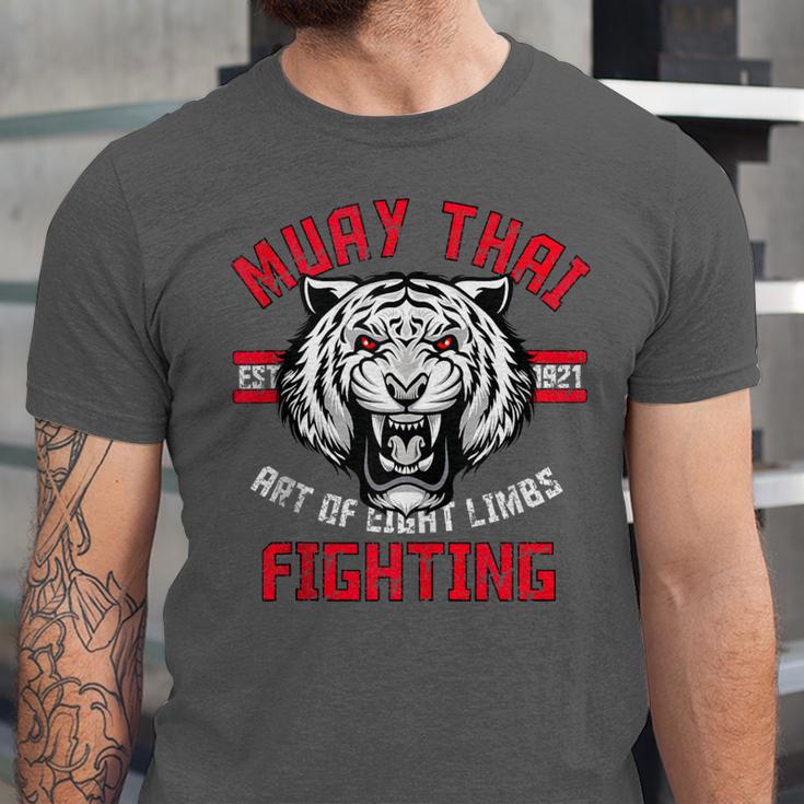 Muay Thai Art Of Eight Limbs Thai Boxing Mixed Martial Art Unisex Jersey T-Shirt