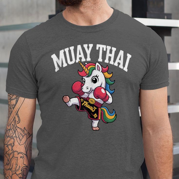 Muay Thai Art For Girls Kids Women Mixed Martial Arts Unisex Jersey T-Shirt