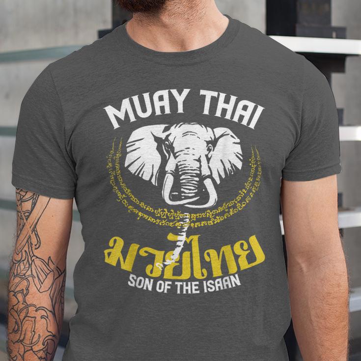 Muay Thai Thai Boxing Elephant Martial Arts T-Shirt Unisex Jersey T-Shirt