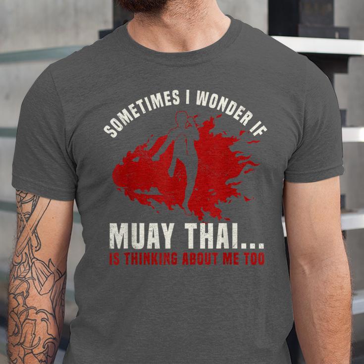 Muay Thai Boxing Teacher Kickboxing Martial Arts Instructor Unisex Jersey T-Shirt