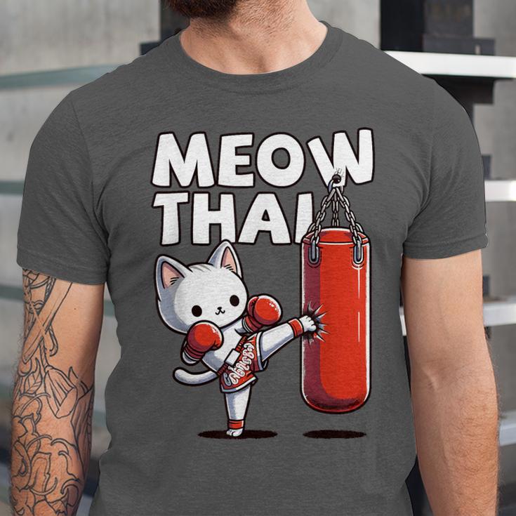 Muay Thai Cat Meow Thai Thai Boxing For Youth Muay Thai Unisex Jersey T-Shirt Muay Thai Cat Meow Thai Thai Boxing For Youth Muay Thai Unisex Jersey T-Shirt