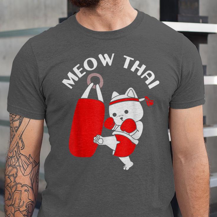 Muay Thai Cat Meow Thai Unisex Jersey T-Shirt