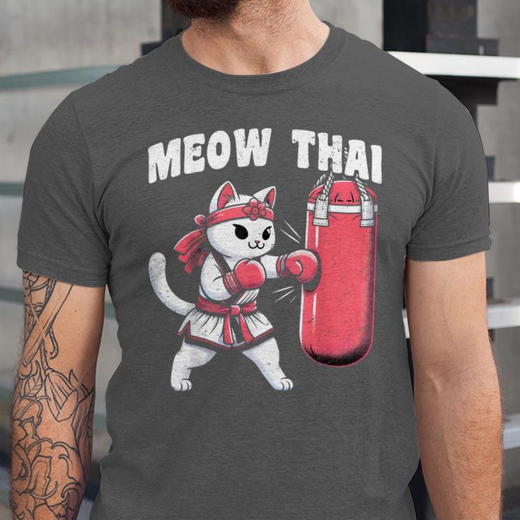 Muay Thai Cat Meow Thai Women Neko Costume Muay Thai Unisex Jersey T-Shirt