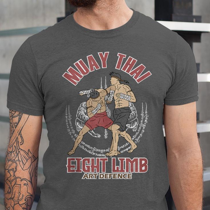Muay Thai Eight Limb Art Defence Unisex Jersey T-Shirt Muay Thai Eight Limb Art Defence Unisex Jersey T-Shirt