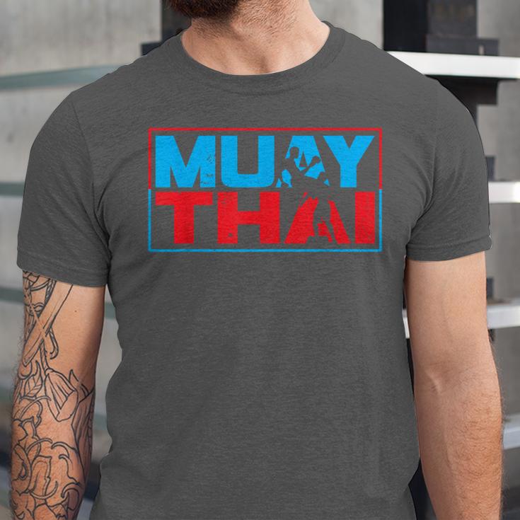 Muay Thai Fighter Boxing Martial Arts Hobby Unisex Jersey T-Shirt