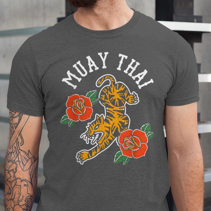 Muay Thai Fighter Hobby Martial Arts Boxing Unisex Jersey T-Shirt