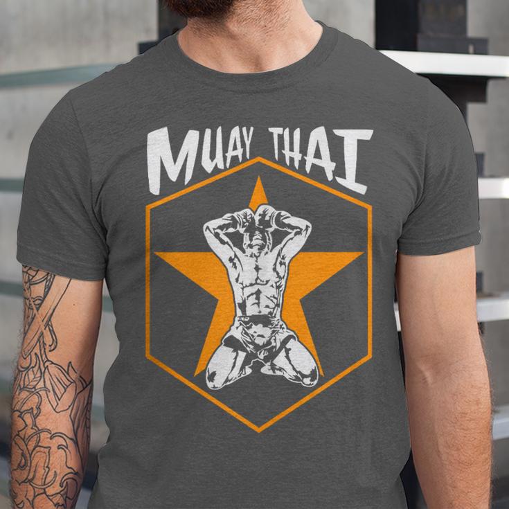 Muay Thai Fighter Sleeveless Unisex Jersey T-Shirt