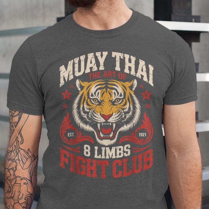 Muay Thai Fighter Tiger 8 Limbs Thai Boxing Unisex Jersey T-Shirt Muay Thai Fighter Tiger 8 Limbs Thai Boxing Unisex Jersey T-Shirt