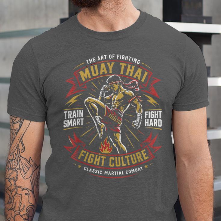 Muay Thai Fighter Training Thai Boxing Coach Unisex Jersey T-Shirt Muay Thai Fighter Training Thai Boxing Coach Unisex Jersey T-Shirt