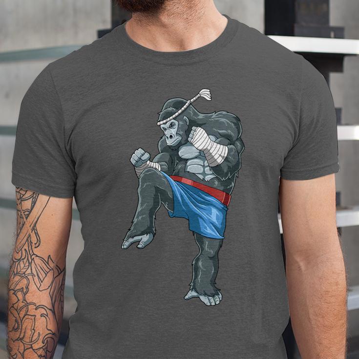 Muay Thai Gorilla Thai Boxing Unisex Jersey T-Shirt Muay Thai Gorilla Thai Boxing Unisex Jersey T-Shirt