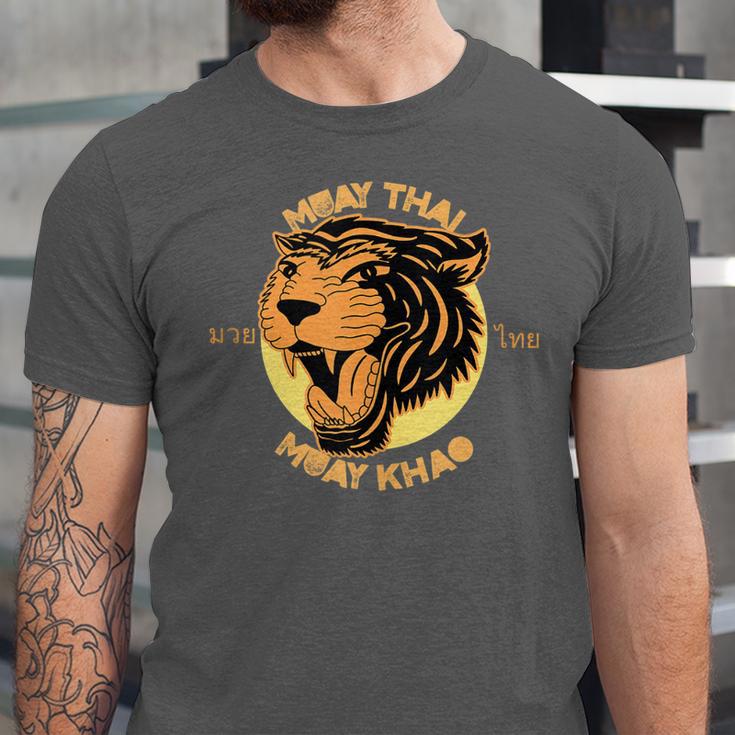 Muay Thai Muay Khao Kickboxing Unisex Jersey T-Shirt Muay Thai Muay Khao Kickboxing Unisex Jersey T-Shirt
