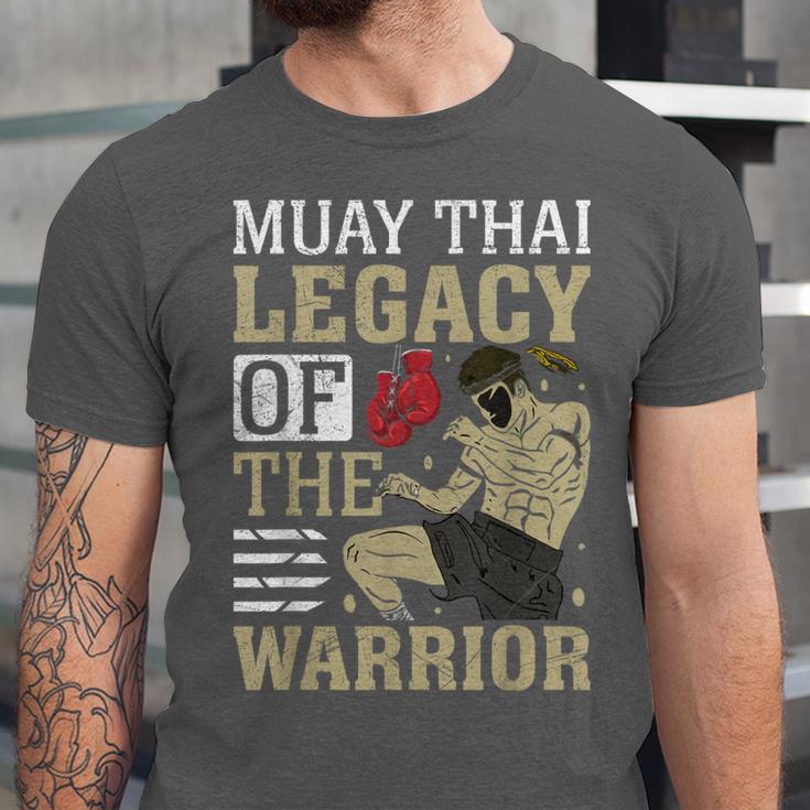 Muay Thai Legacy Of The Warrior Muay Thai Unisex Jersey T-Shirt