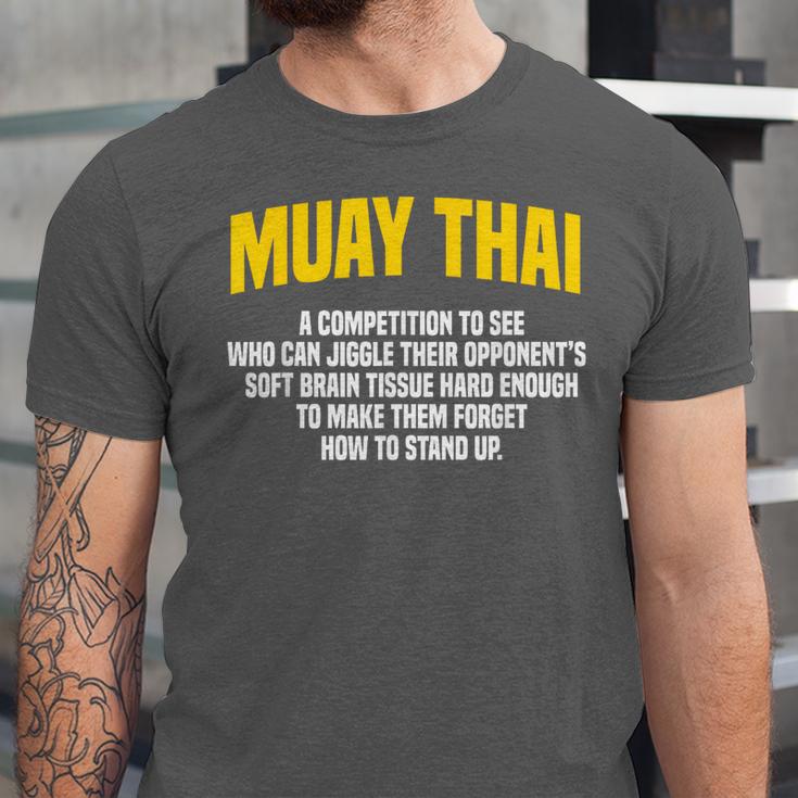 Muay Thai Martial Arts Combat Sports Unisex Jersey T-Shirt