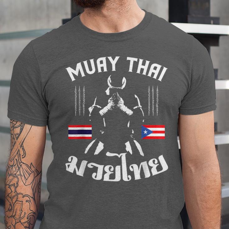 Muay Thai Puerto Rico Flag Martial Arts Thai Boxing Coach Unisex Jersey T-Shirt Muay Thai Puerto Rico Flag Martial Arts Thai Boxing Coach Unisex Jersey T-Shirt