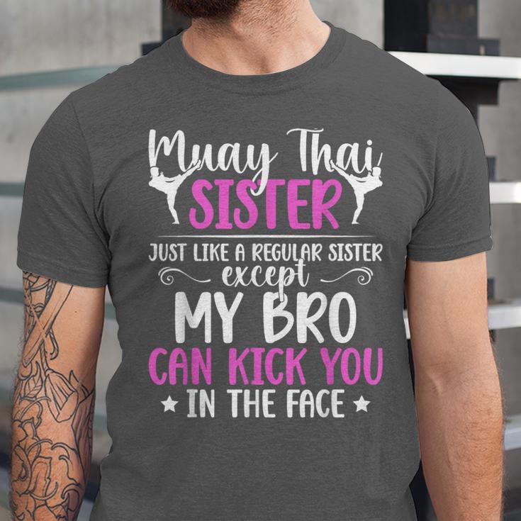 Muay Thai Sister Definition Muay Thai Sis Unisex Jersey T-Shirt